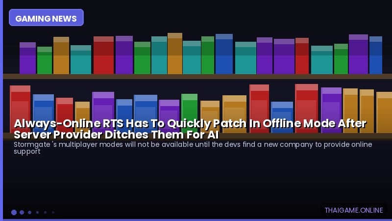 Always-Online RTS Has To Quickly Patch In Offline Mode After Server Provider Ditches Them For AI