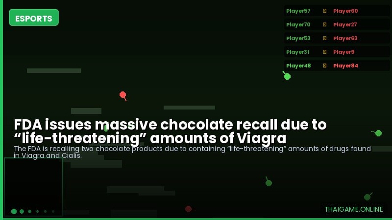 FDA issues massive chocolate recall due to “life-threatening” amounts of Viagra
