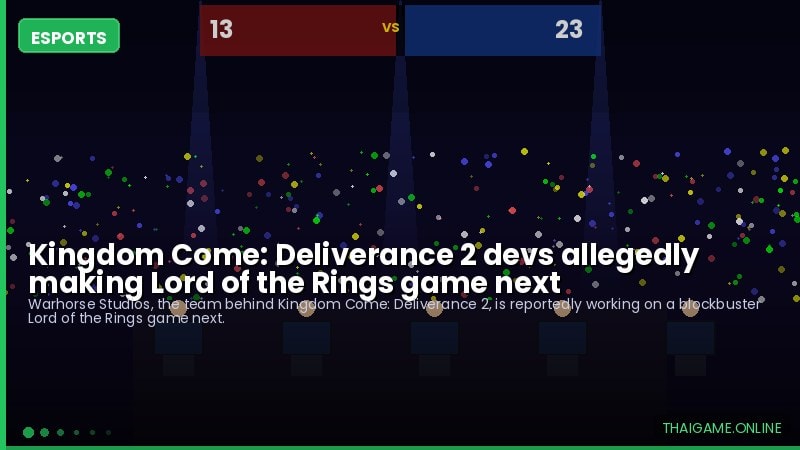 Kingdom Come: Deliverance 2 devs allegedly making Lord of the Rings game next