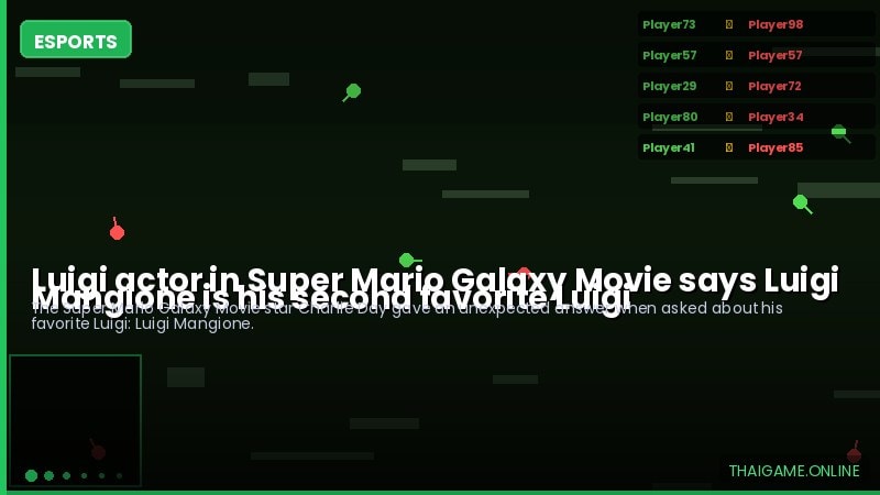 Luigi actor in Super Mario Galaxy Movie says Luigi Mangione is his second favorite Luigi