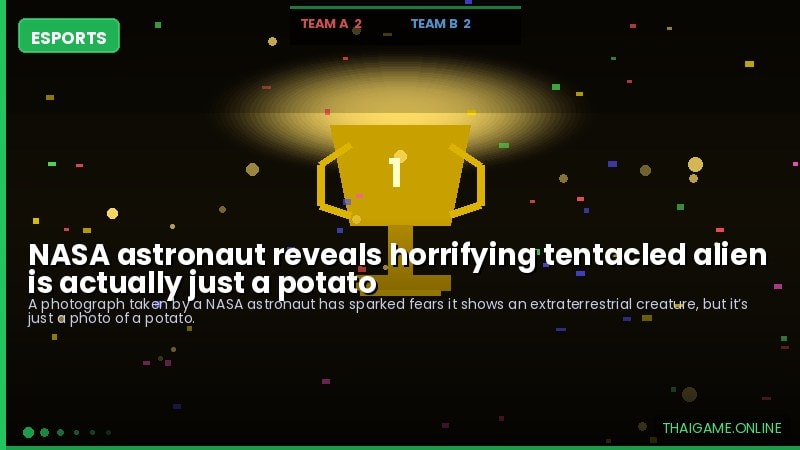 NASA astronaut reveals horrifying tentacled alien is actually just a potato