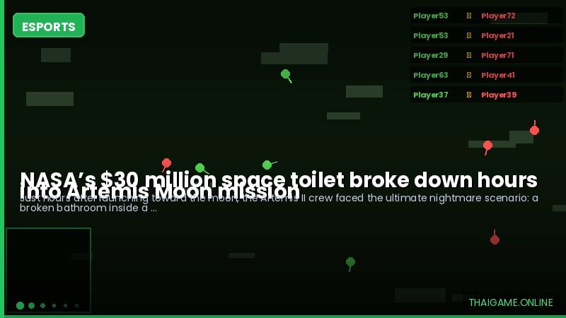 NASA’s $30 million space toilet broke down hours into Artemis Moon mission
