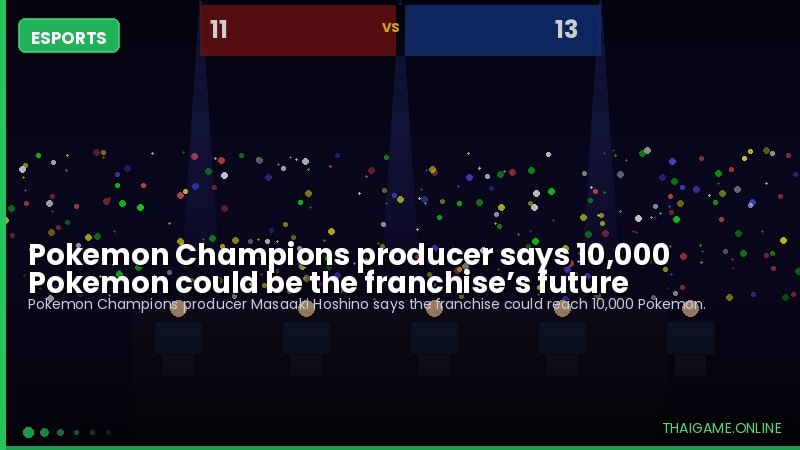 Pokemon Champions producer says 10,000 Pokemon could be the franchise’s future