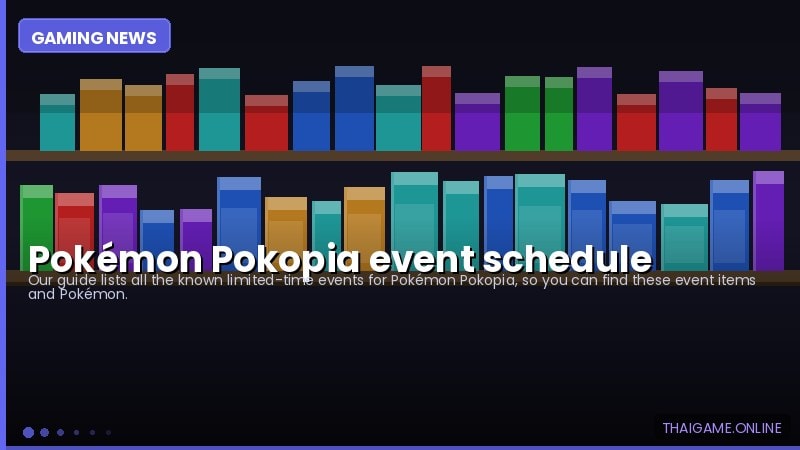 Pokémon Pokopia event schedule