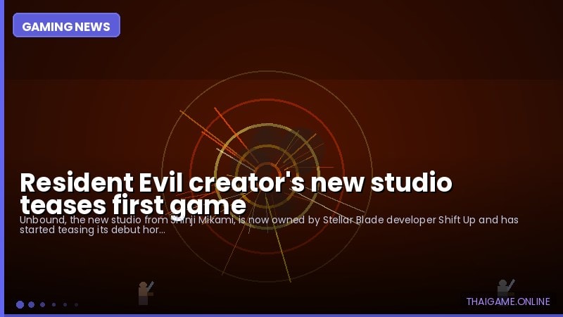 Resident Evil creator's new studio teases first game