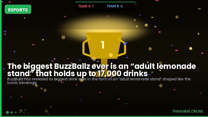 The biggest BuzzBallz ever is an “adult lemonade stand” that holds up to 17,000 drinks