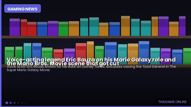 Voice-acting legend Eric Bauza on his Mario Galaxy role and the Mario Bros. Movie scene that got cut