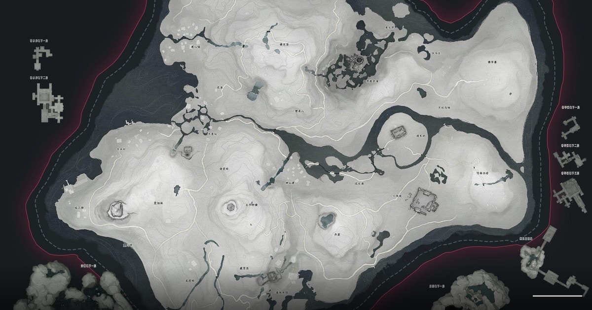 Where Winds Meet interactive map
