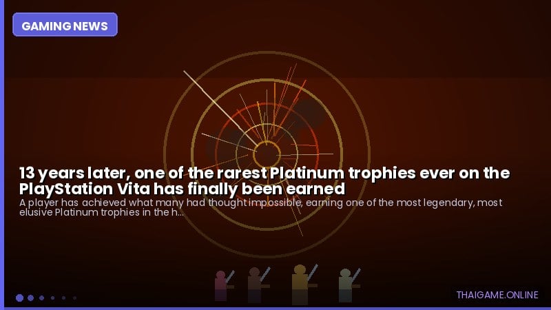 13 years later, one of the rarest Platinum trophies ever on the PlayStation Vita has finally been earned