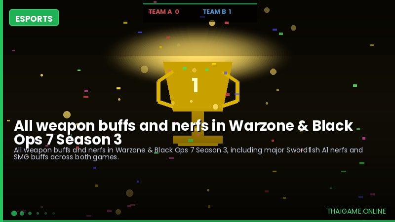 All weapon buffs and nerfs in Warzone & Black Ops 7 Season 3