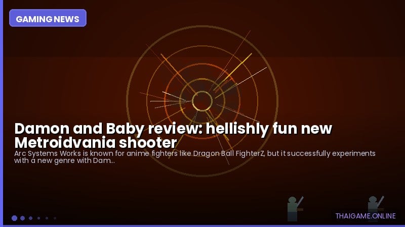 Damon and Baby review: hellishly fun new Metroidvania shooter