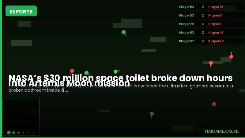 NASA’s $30 million space toilet broke down hours into Artemis Moon mission