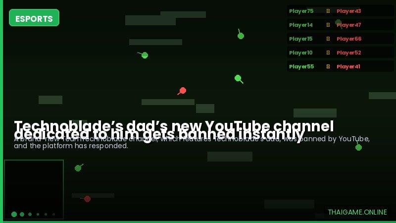 Technoblade’s dad’s new YouTube channel dedicated to him gets banned instantly