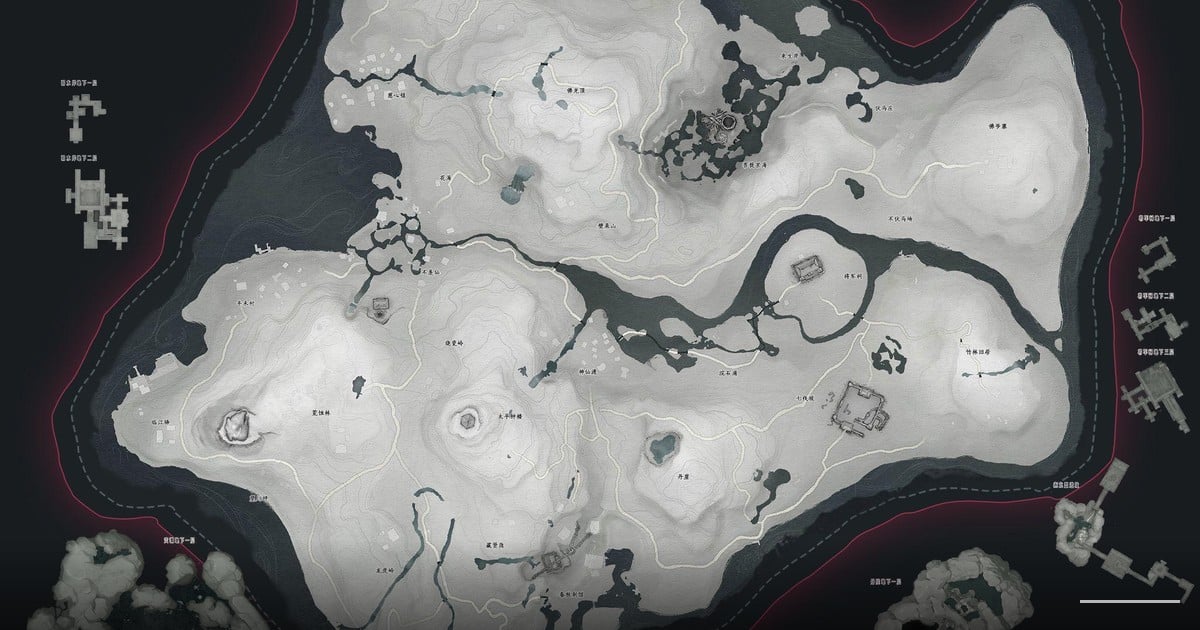 Where Winds Meet interactive map