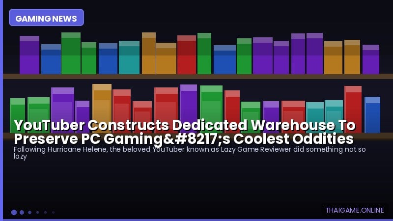 YouTuber Constructs Dedicated Warehouse To Preserve PC Gaming’s Coolest Oddities