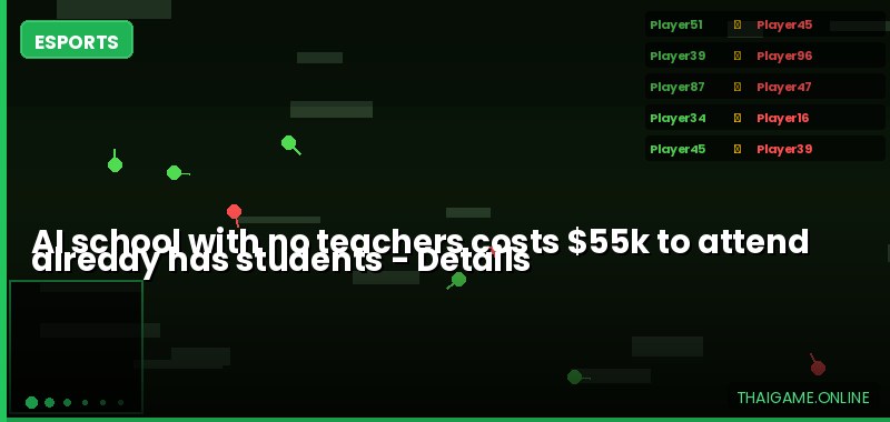 AI school with no teachers costs $55k to attend already has students — details