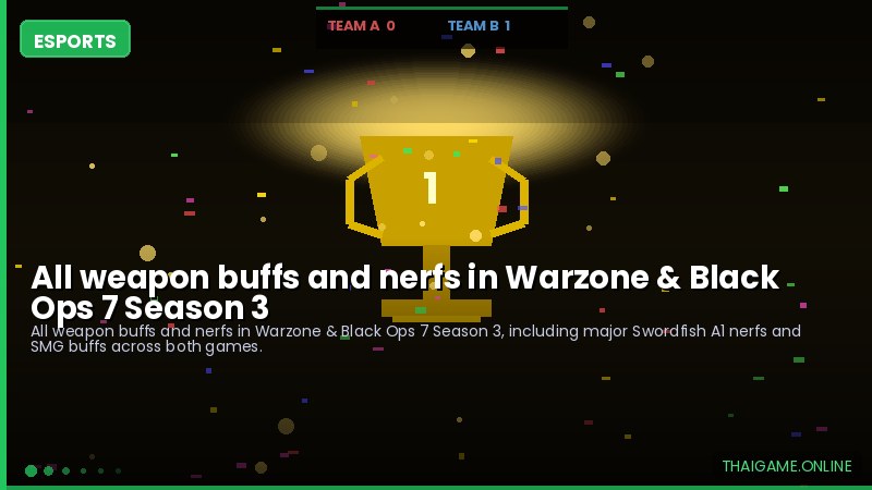 All weapon buffs and nerfs in Warzone & Black Ops 7 Season 3