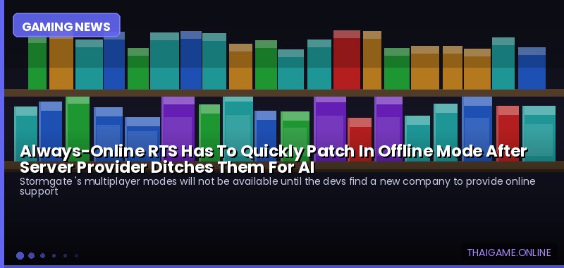 Always-Online RTS Has To Quickly Patch In Offline Mode After Server Provider Ditches Them For AI