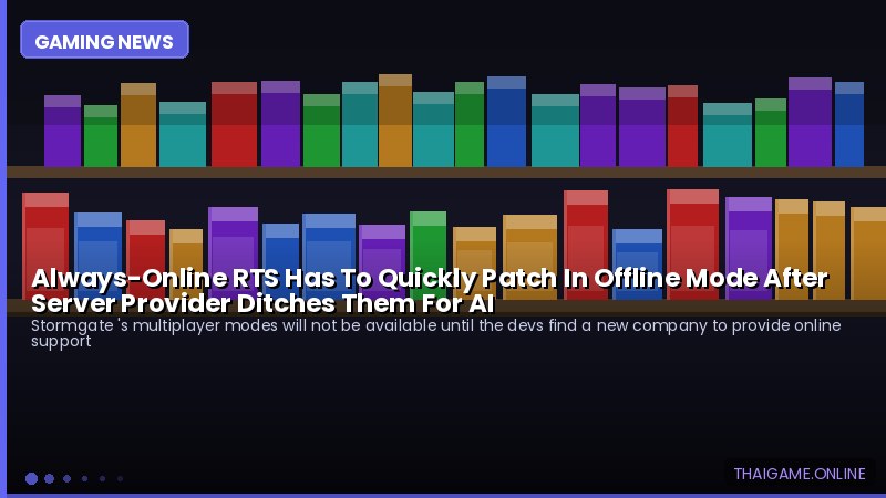Always-Online RTS Has To Quickly Patch In Offline Mode After Server Provider Ditches Them For AI