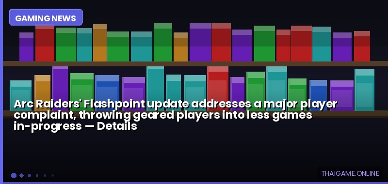Arc Raiders' Flashpoint update addresses a major player complaint, throwing geared players into less games in-progress — details