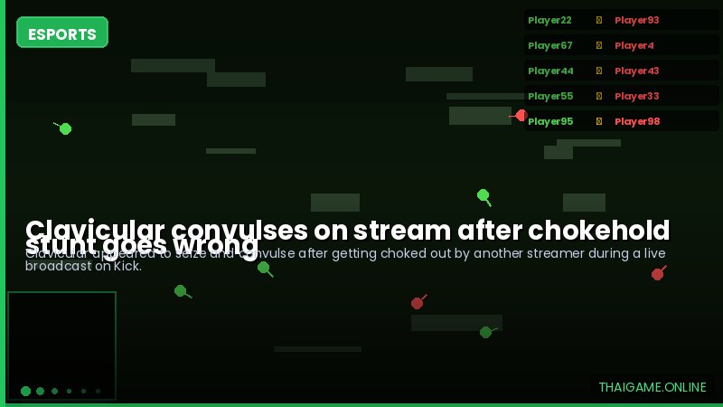 Clavicular convulses on stream after chokehold stunt goes wrong