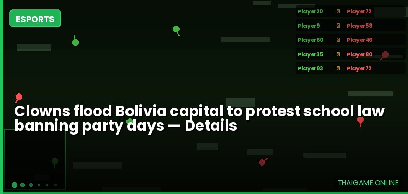 Clowns flood Bolivia capital to protest school law banning party days — details