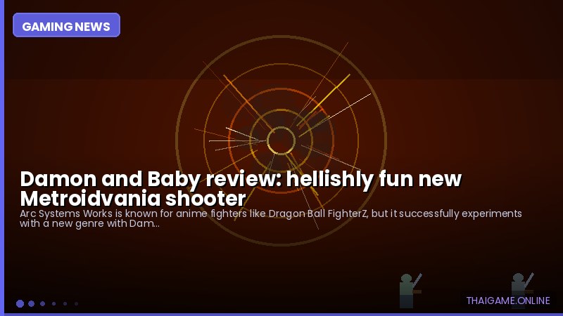 Damon and Baby review: hellishly fun new Metroidvania shooter