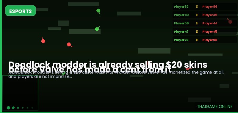 Deadlock modder is already selling $20 skins before Valve has made a cent from it