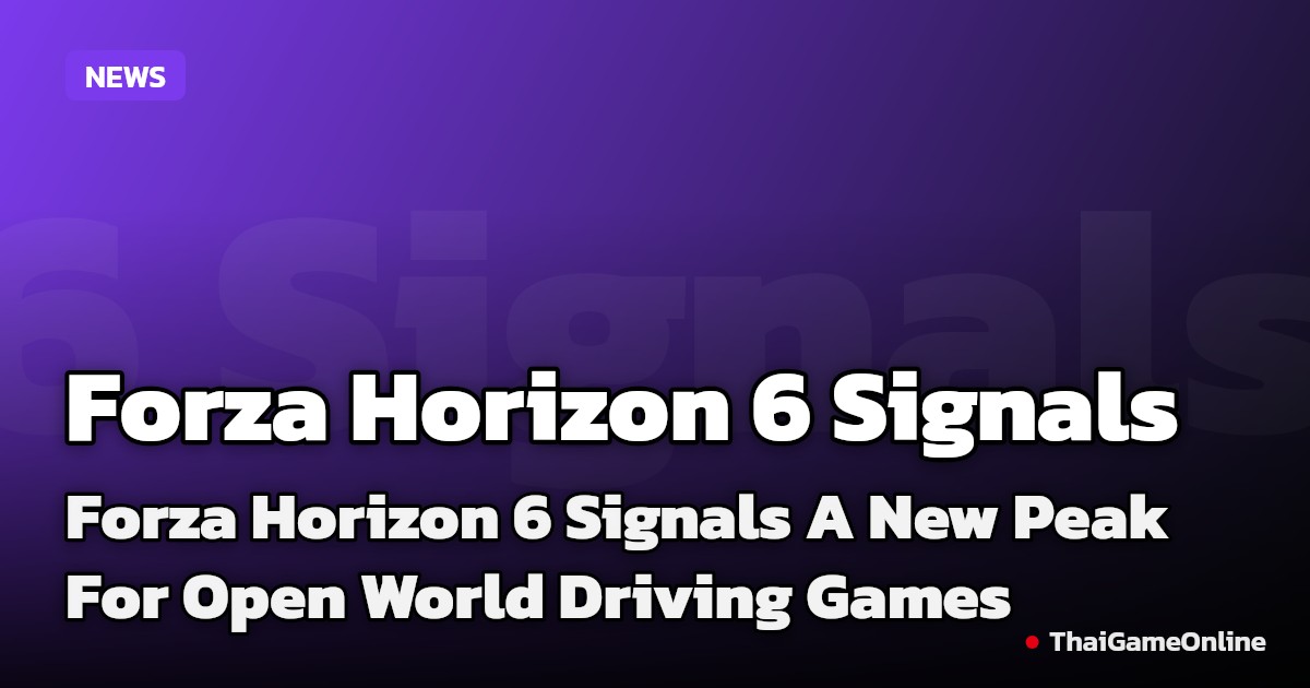 Forza Horizon 6 Signals A New Peak For Open World Driving Games
