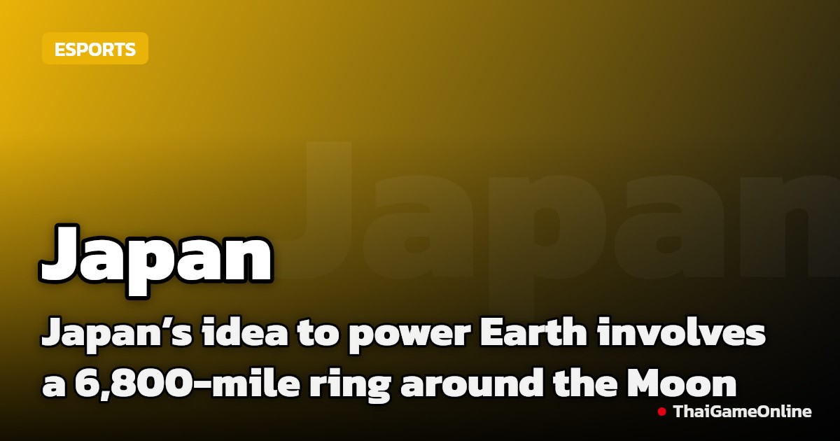 Japan’s idea to power Earth involves a 6,800-mile ring around the Moon