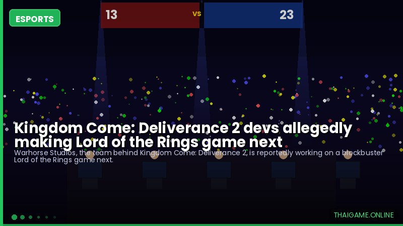 Kingdom Come: Deliverance 2 devs allegedly making Lord of the Rings game next