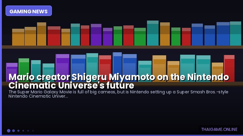 Mario creator Shigeru Miyamoto on the Nintendo Cinematic Universe's future