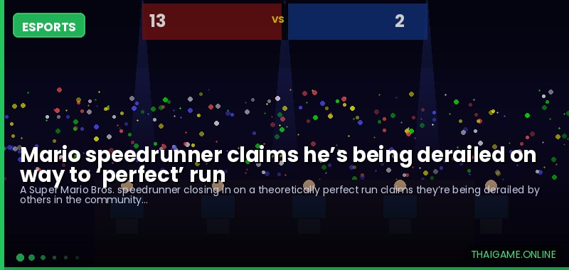 Mario speedrunner claims he’s being derailed on way to ‘perfect’ run