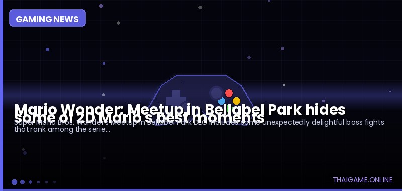 Mario Wonder: Meetup in Bellabel Park hides some of 2D Mario's best moments