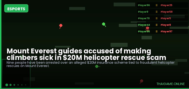 Mount Everest guides accused of making climbers sick in $20M helicopter rescue scam