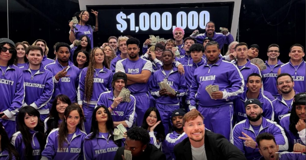 MrBeast pits 50 streamers against each other with final four competing for $1M live