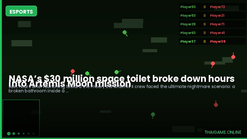 NASA’s $30 million space toilet broke down hours into Artemis Moon mission