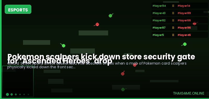 Pokemon scalpers kick down store security gate for ‘Ascended Heroes’ drop