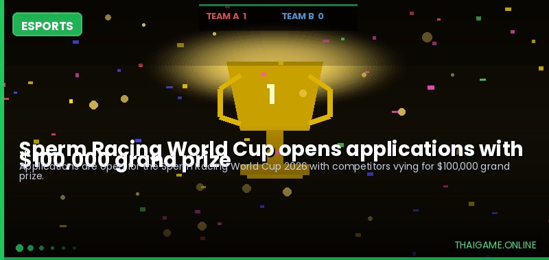 Sperm Racing World Cup opens applications with $100,000 grand prize