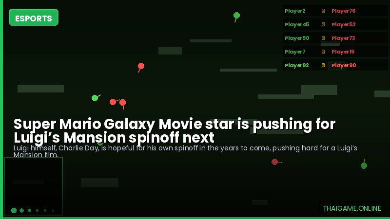 Super Mario Galaxy Movie star is pushing for Luigi’s Mansion spinoff next