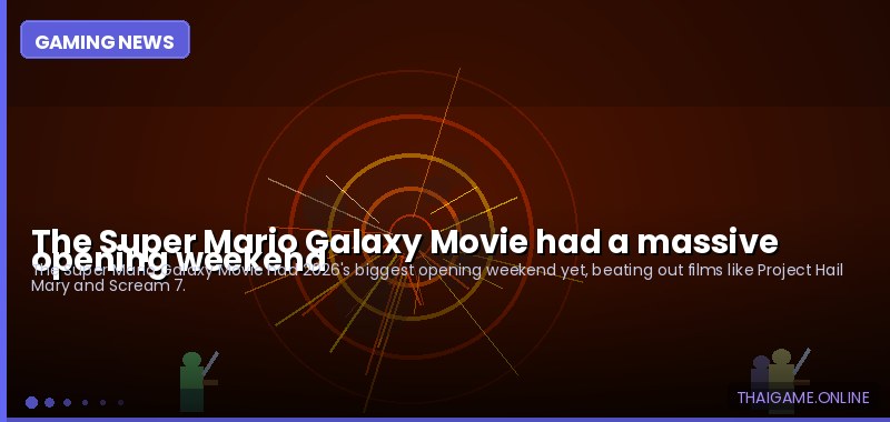 The Super Mario Galaxy Movie had a massive opening weekend