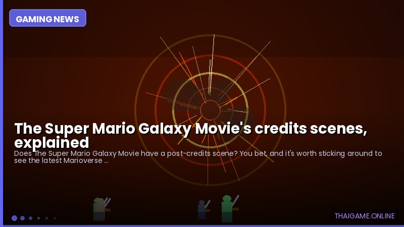 The Super Mario Galaxy Movie's credits scenes, explained