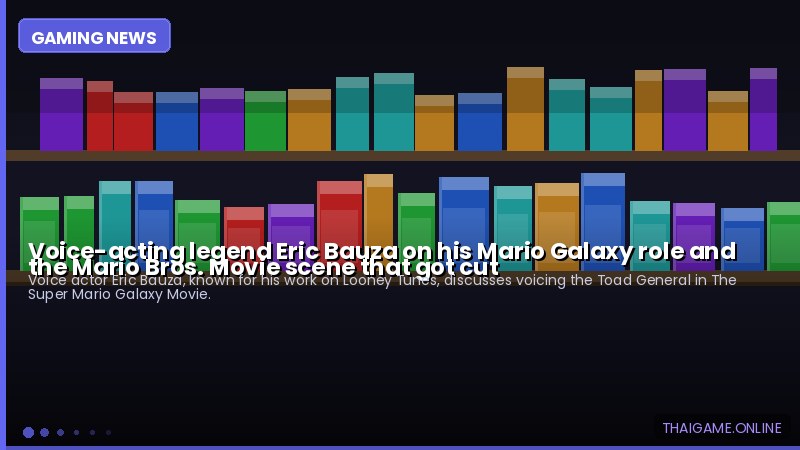 Voice-acting legend Eric Bauza on his Mario Galaxy role and the Mario Bros. Movie scene that got cut