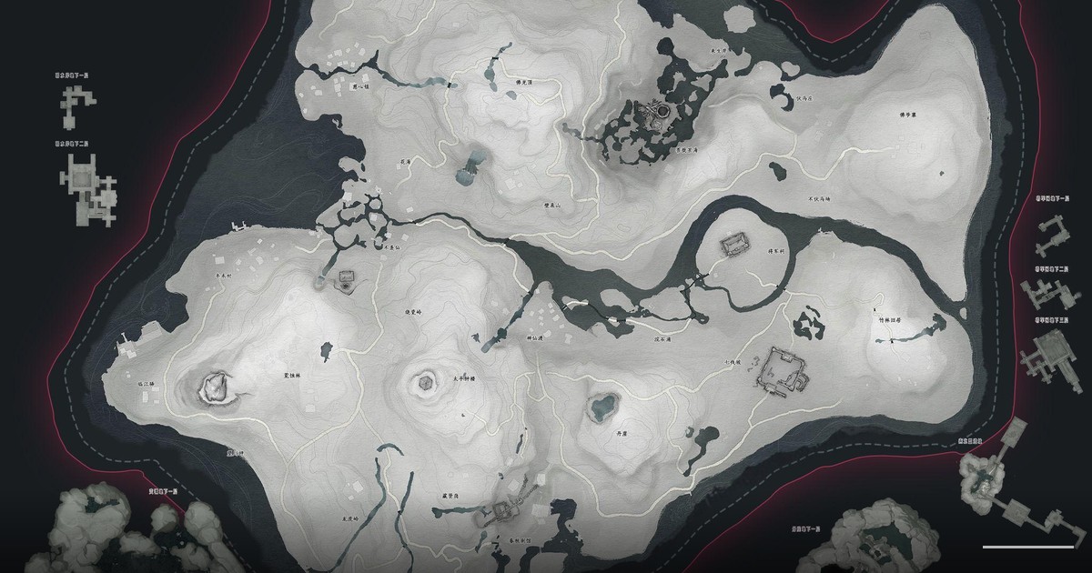 Where Winds Meet interactive map